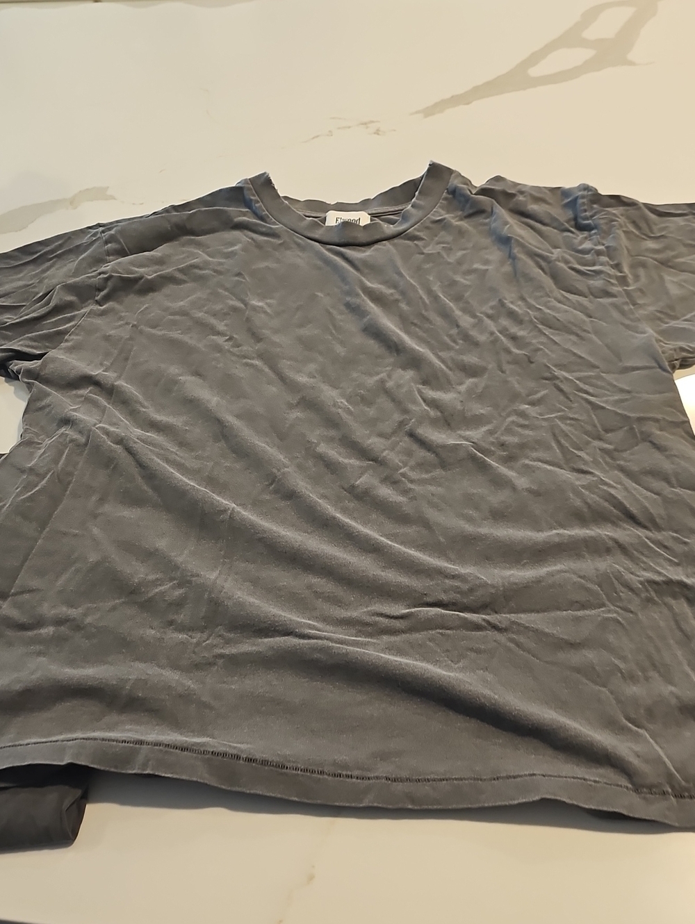 Unisex Short Sleeve Crew T-Shirt in Charcoal Gray